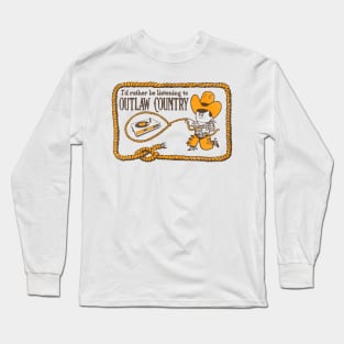 Little Country Outlaw Cowboy Long Sleeve T-Shirt